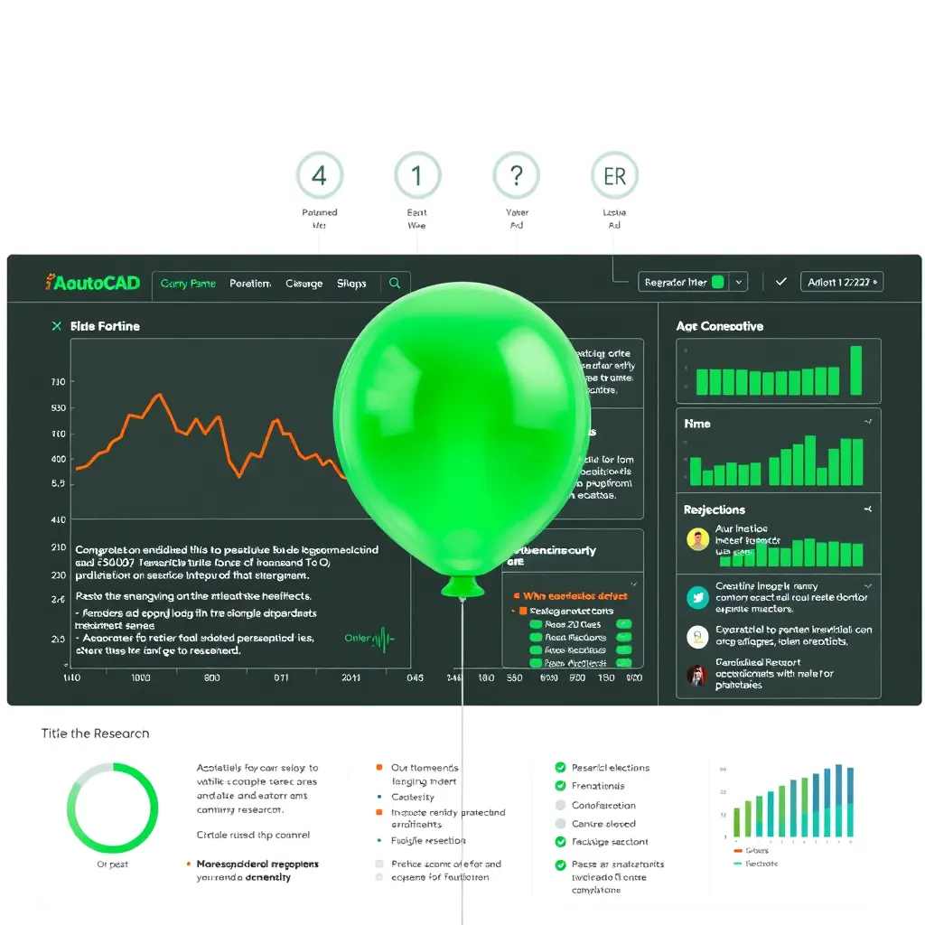 اصنع لي واجهه بحث علمي بالون الاخضر يكون عنوان البحث (AoutoCAD)