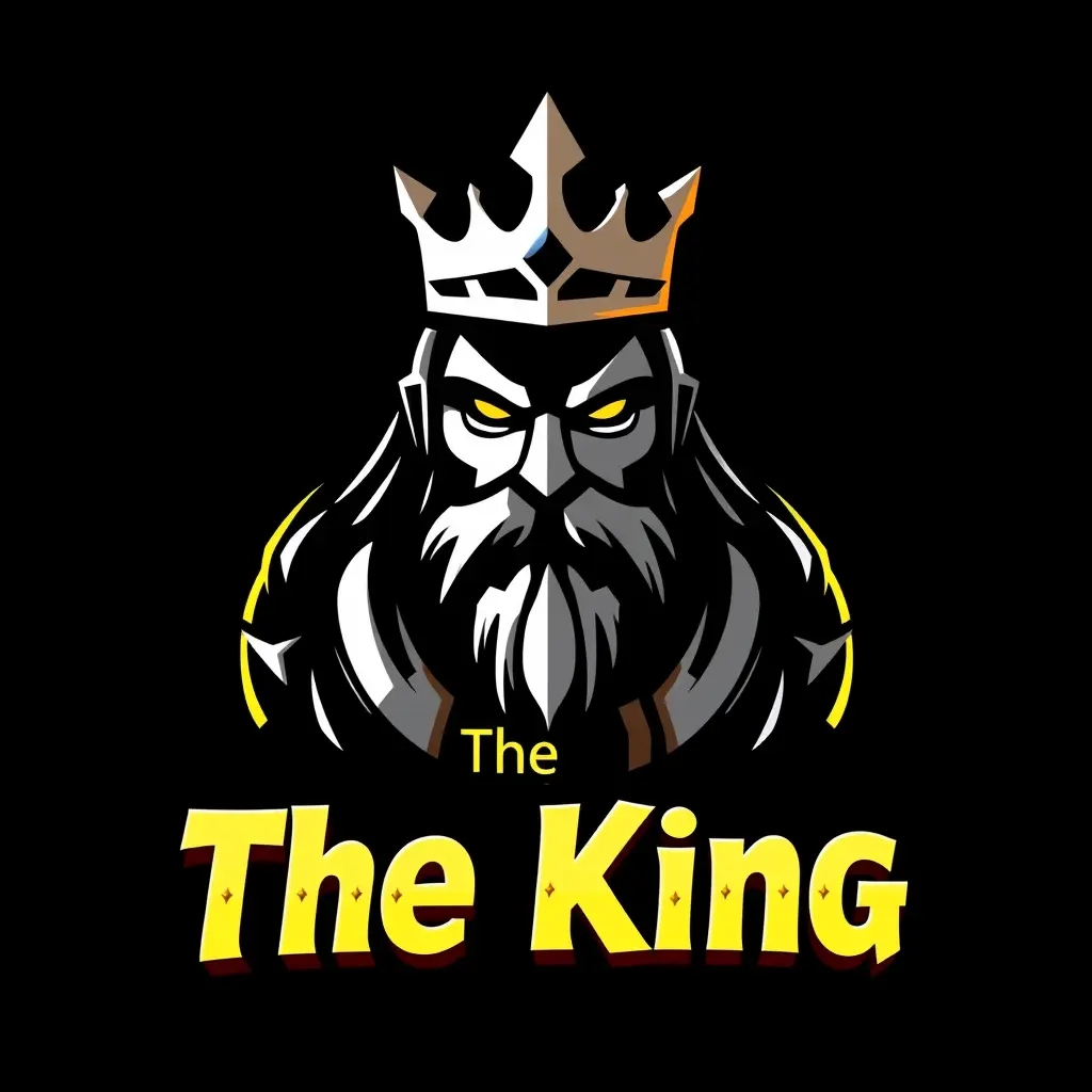 ارسم شعار لشخصيات فري فاير واجعل خاص ب فري فاير اواكتب تحت الصوره The King بطريقه مزغرفه والون متناسقه وزاهيه وثلاثيه الابعاد