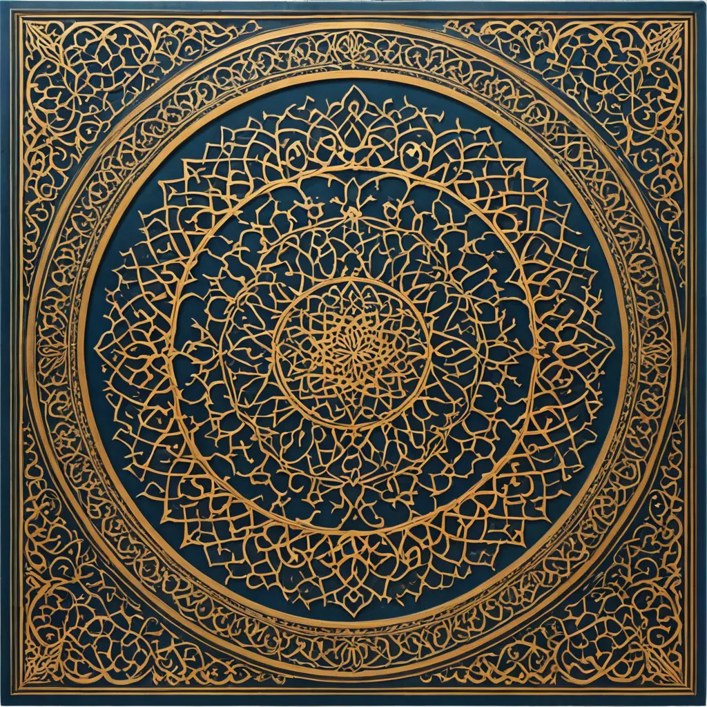زخرفة اسلامية مناسبة لكتاب اسلامي منشور