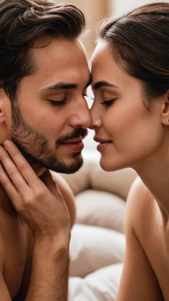 صورة حميمية و مداعبة بين عشاق