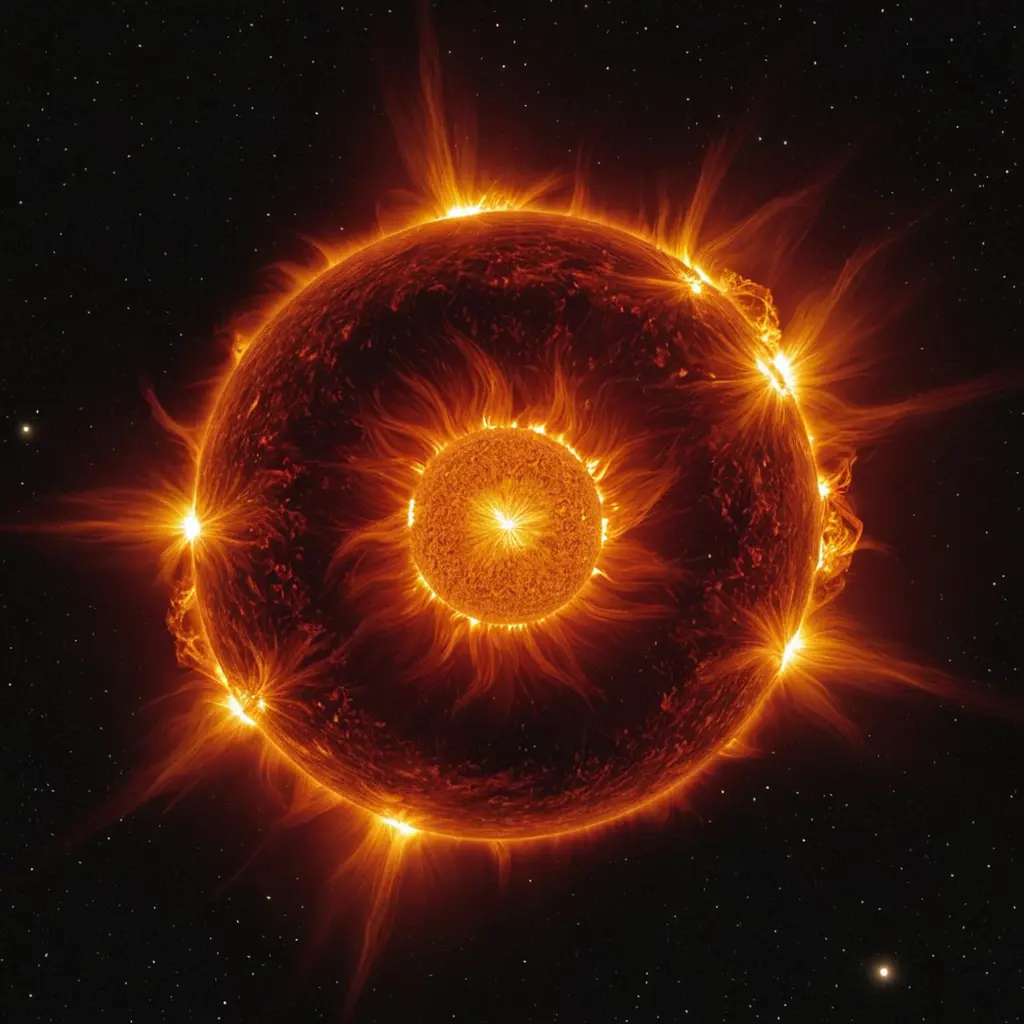 نجم يصدم الشمس