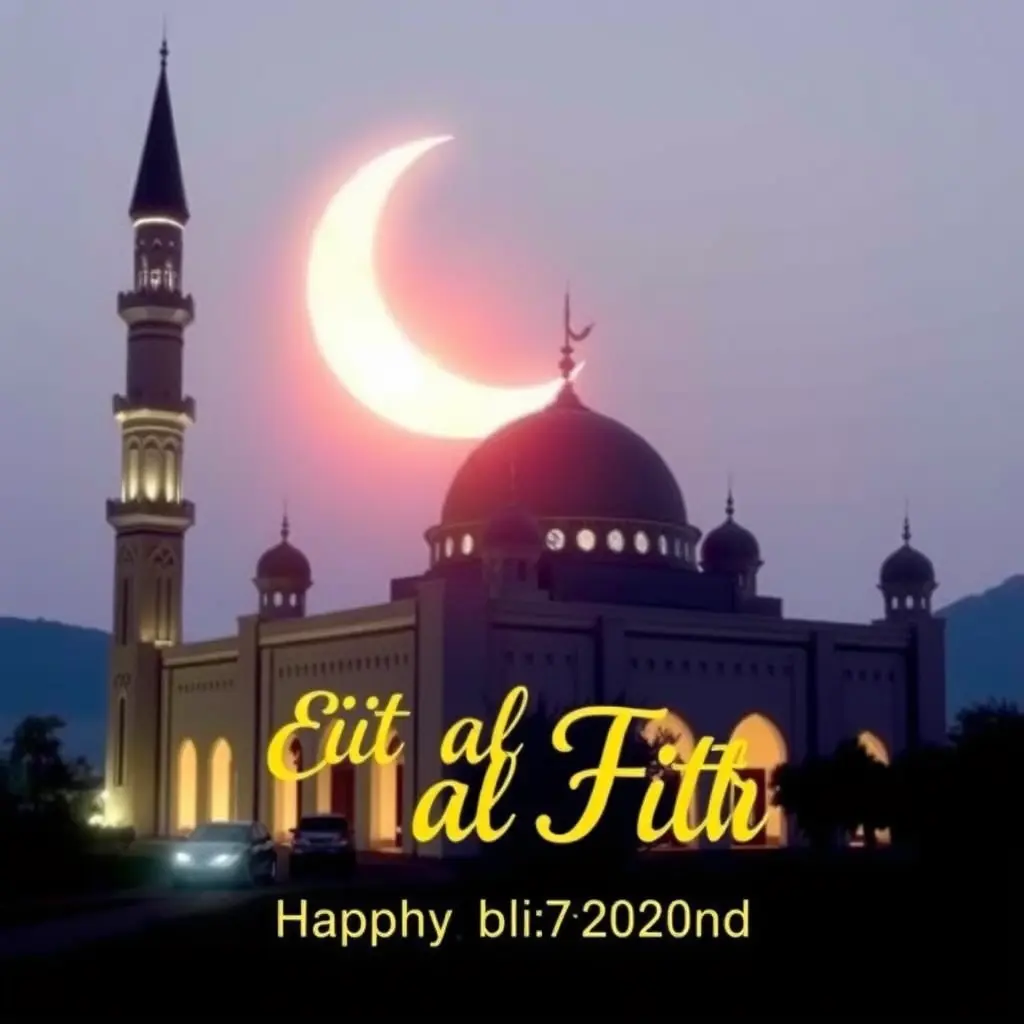 تهنئة عيد الفطر لأخي 2025