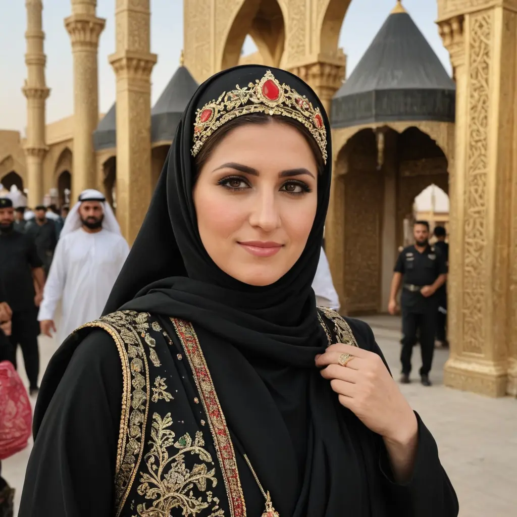 صور ميسيفي العراق في كربلاء المقدسه في لباس عربي عراقي