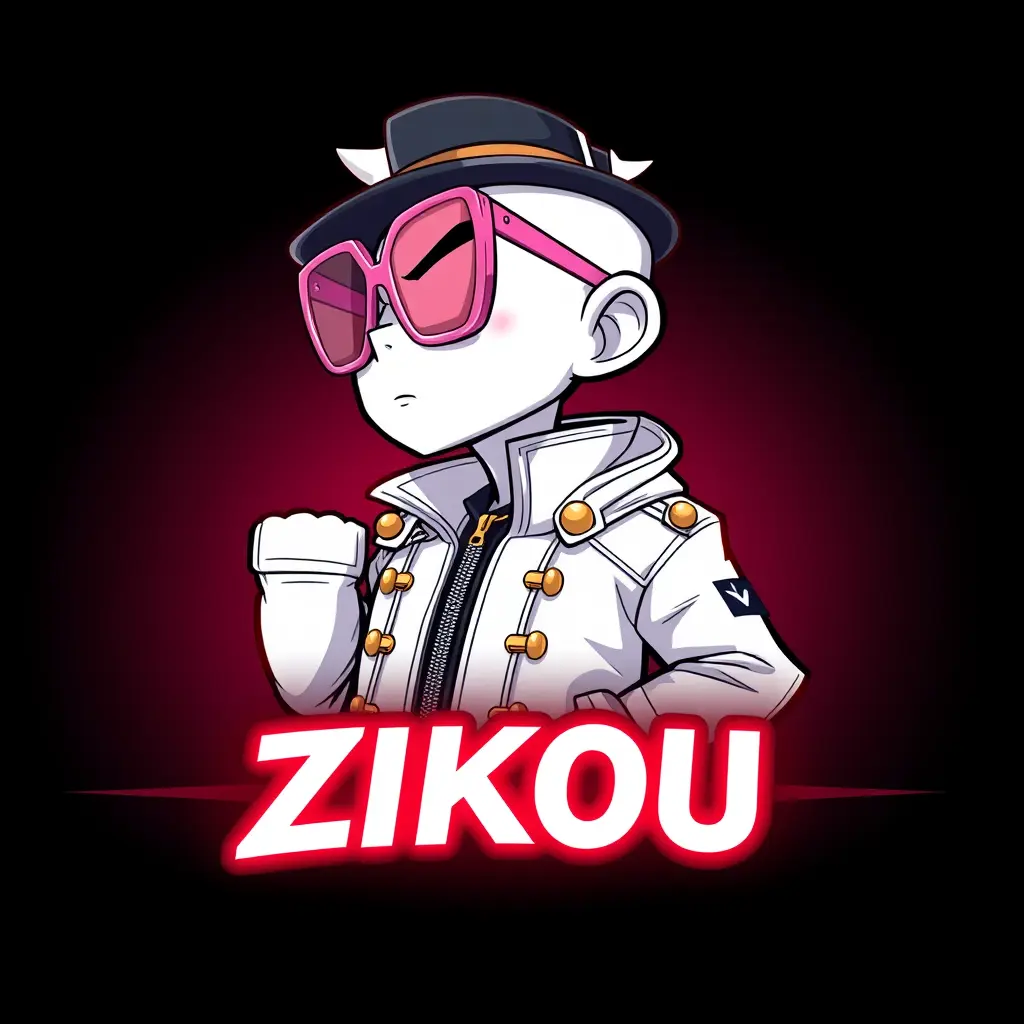 ---
تصميم بروفايل كرتوني احترافي لشخصية "ZIKOU"، يظهر بأسلوب عصري ودرامي. الشخصية ببشرة بيضاء، ترتدي سترة بيضاء مزخرفة بالذهبي، مع نظارات وردية كبيرة وقبعة سوداء أنيقة. الخلفية متدرجة بين الأحمر الداكن والبنفسجي، مما يضيف عمقاً بصرياً جذاباً. الاسم "ZIKOU" مكتوب بخط أبيض متوهج في الأسفل، مع تأثير ظل خفيف ولمسة احترافية بارزة. التصميم يدمج بين الأسلوب الكرتوني والتفاصيل العصرية، ويُبرز هوية قوية ولافتة في عالم الألعاب والمحتوى البصري.
---