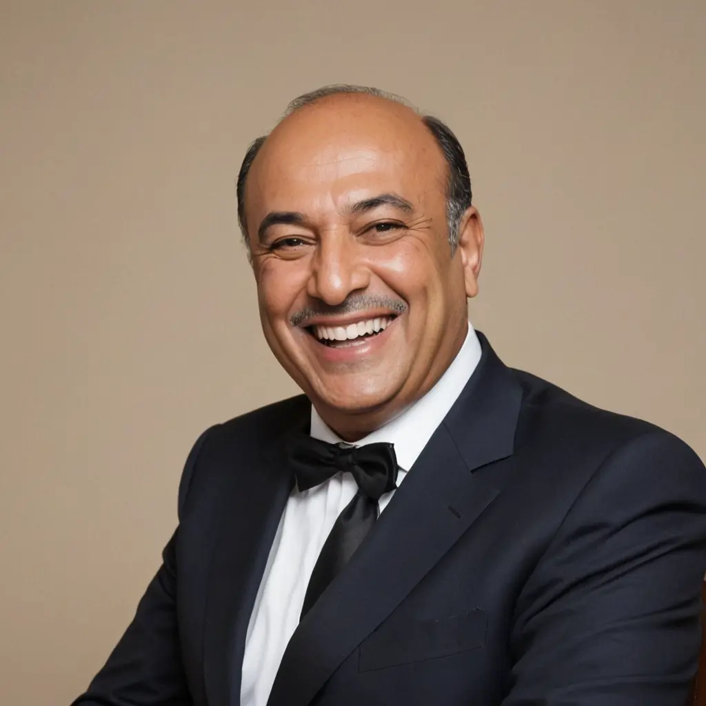 عماد فاروق يضحك