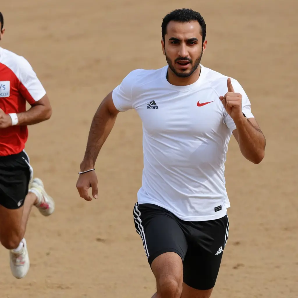 تامر اللوز يركض