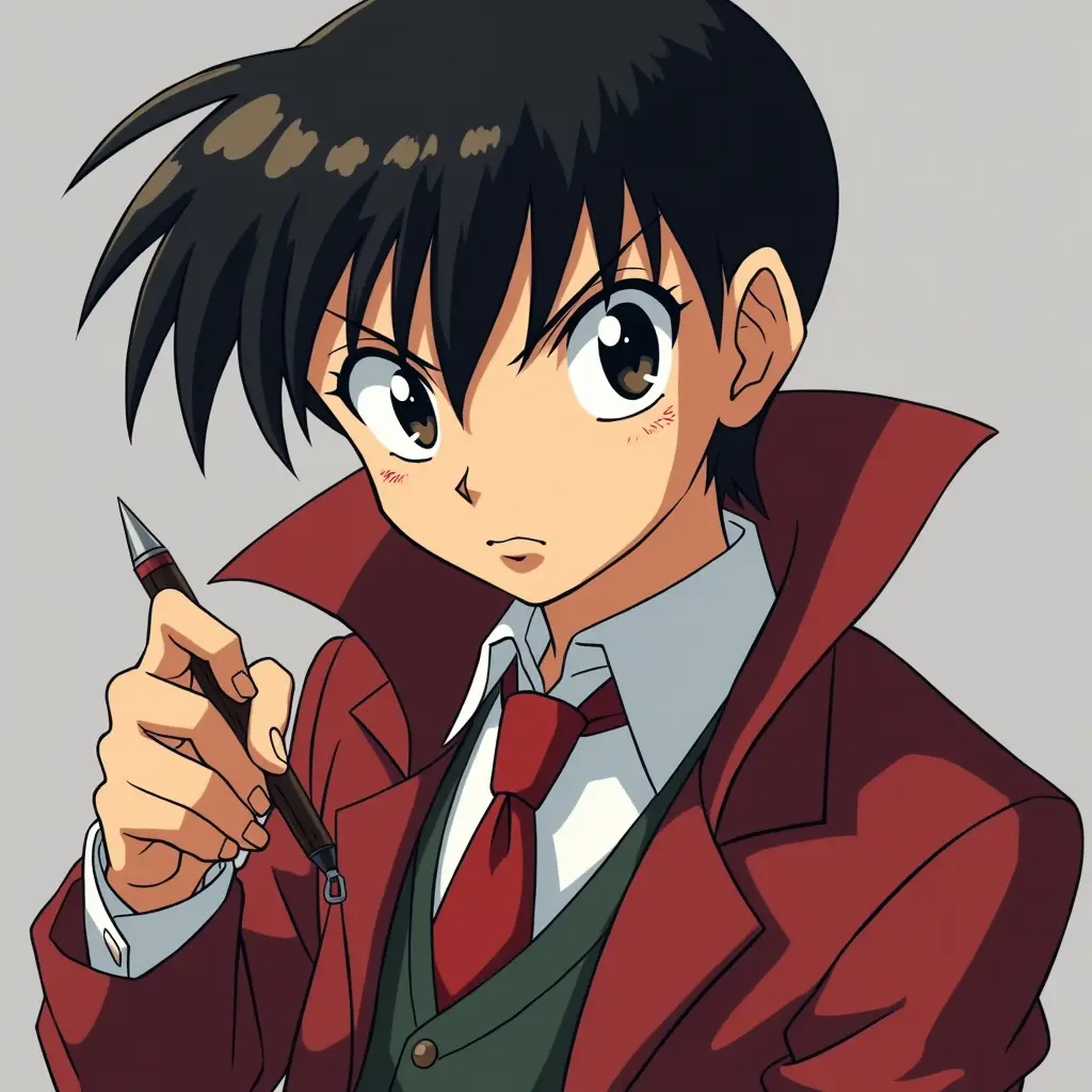 اصنع صورة ل كونان من انمي المحقق كونان