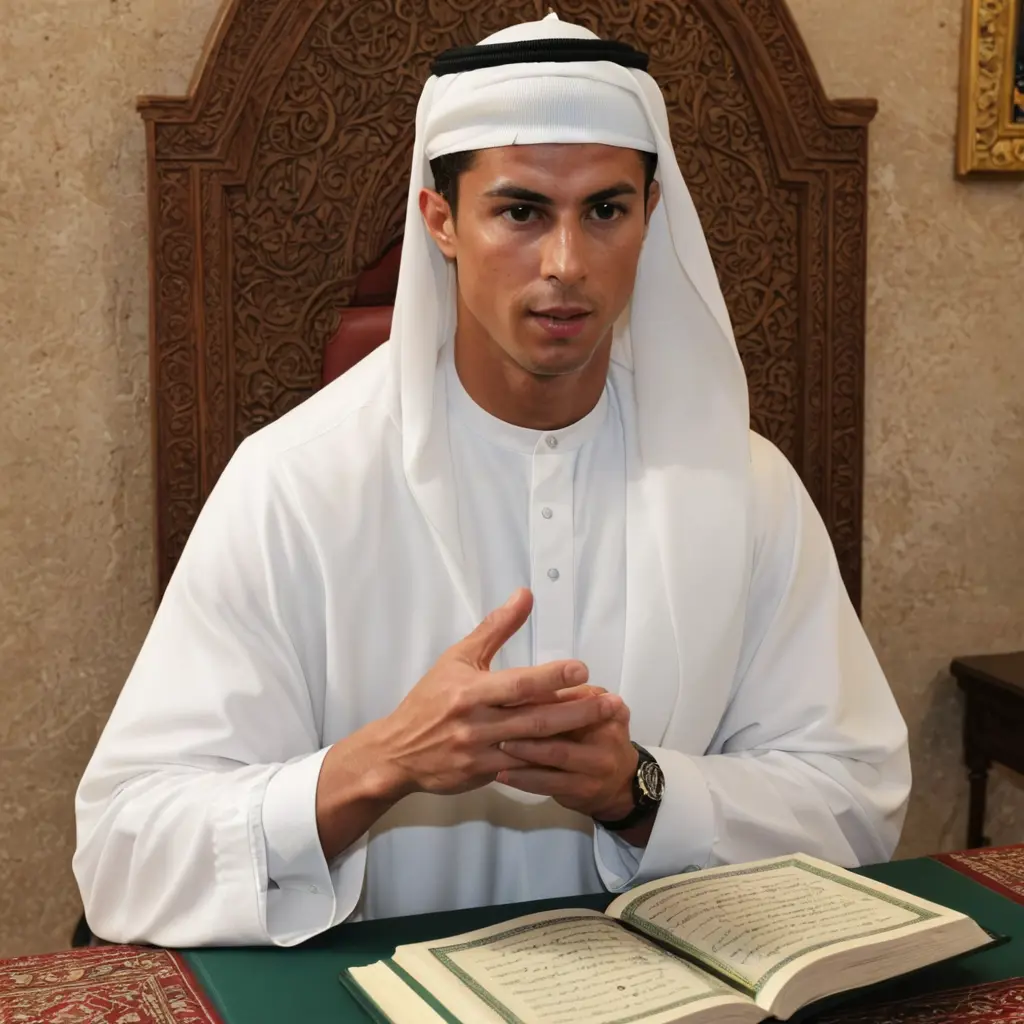 كرستيانو يقرا قران