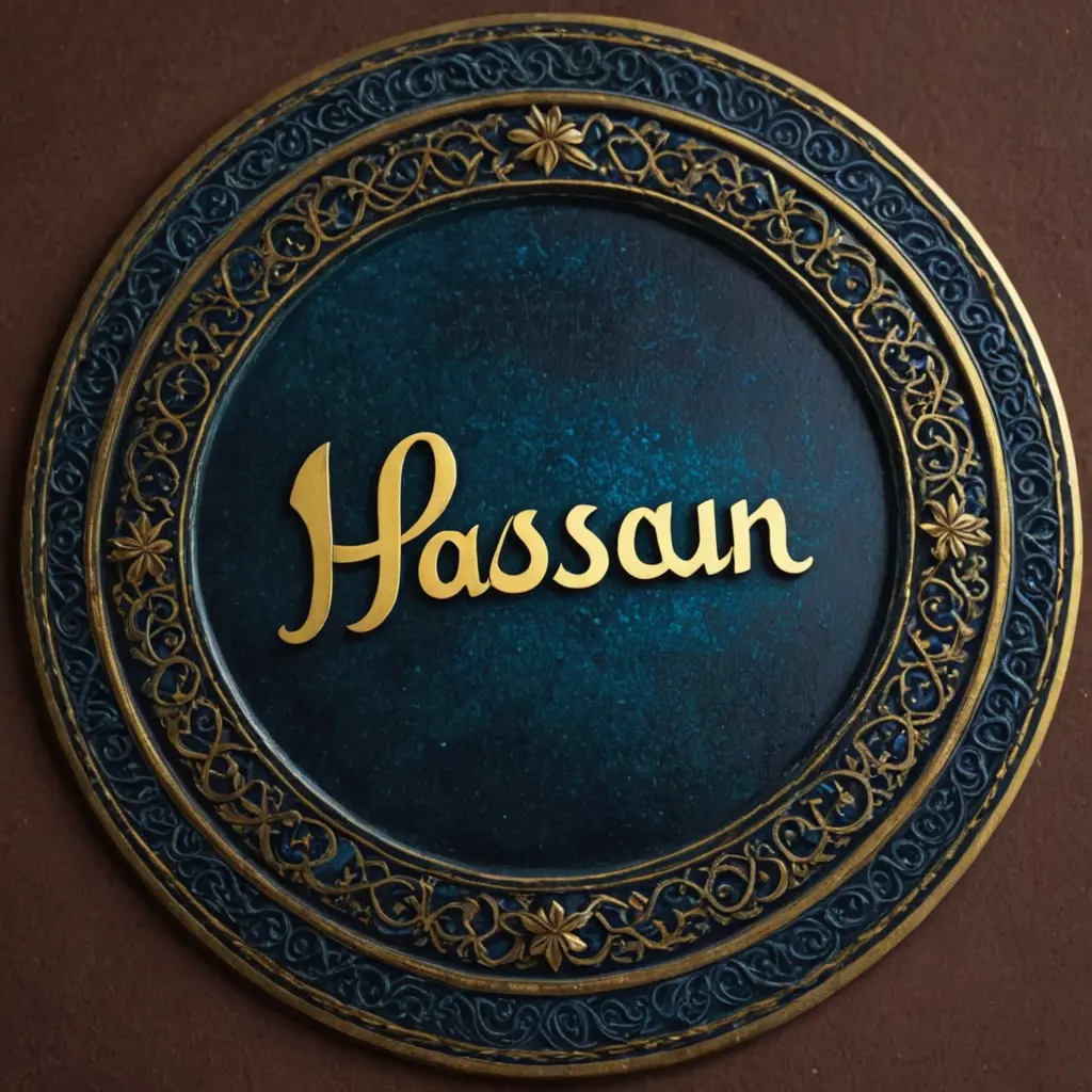 اسم حسن مزخرف