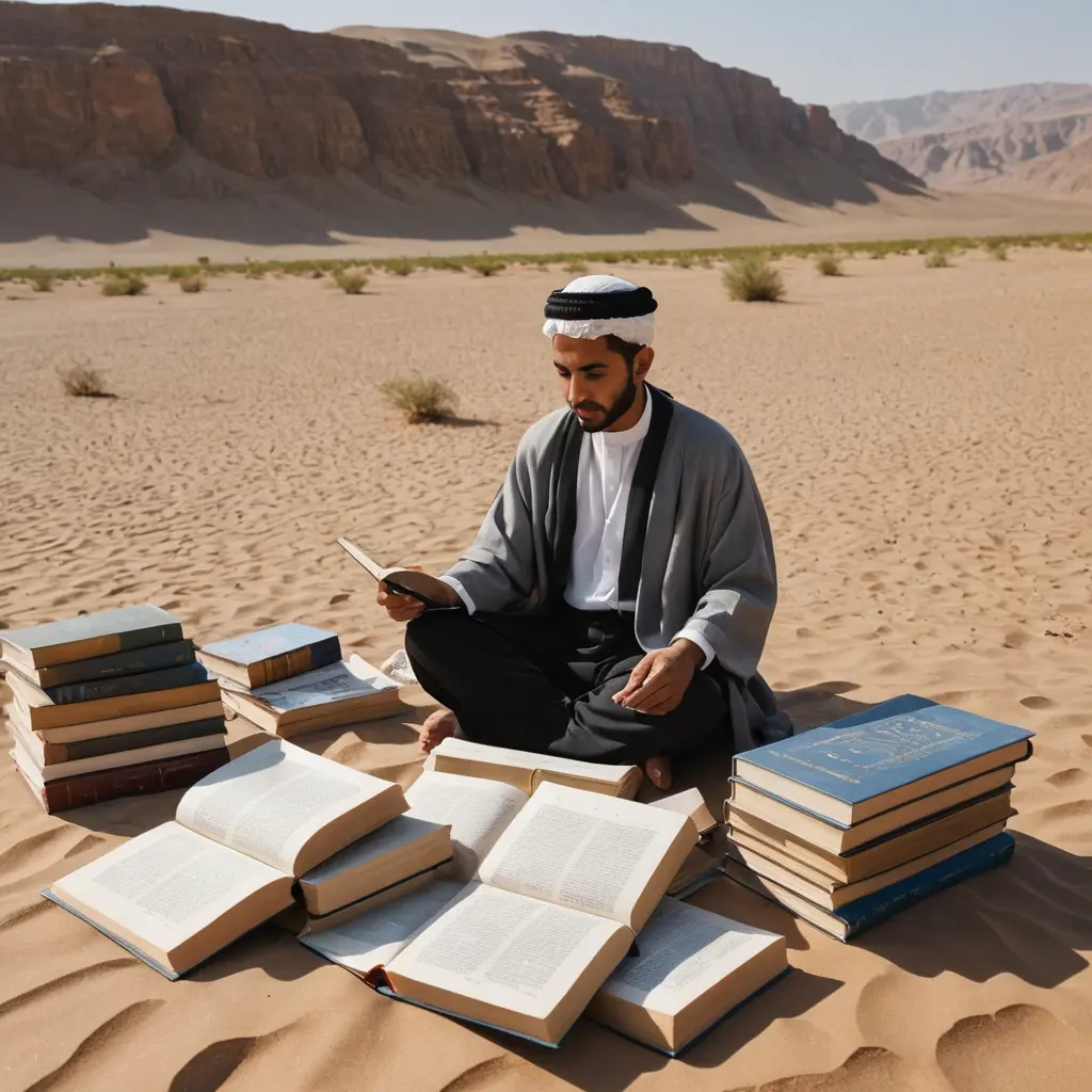 شخص جالس بشكل مستقيم وسط - بيكاسو الخليج | Gulf Picasso