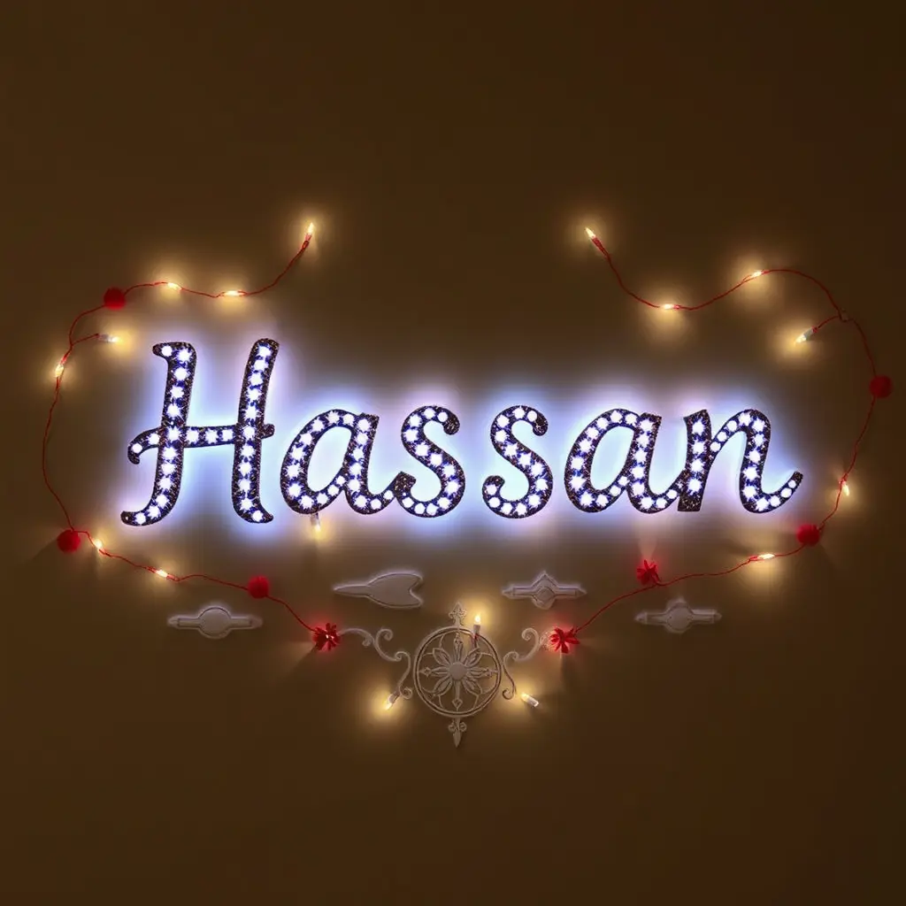زغرفة اسم حسن