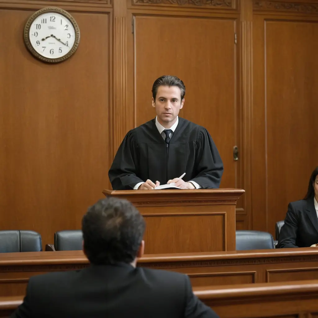 محامي في المحكمه