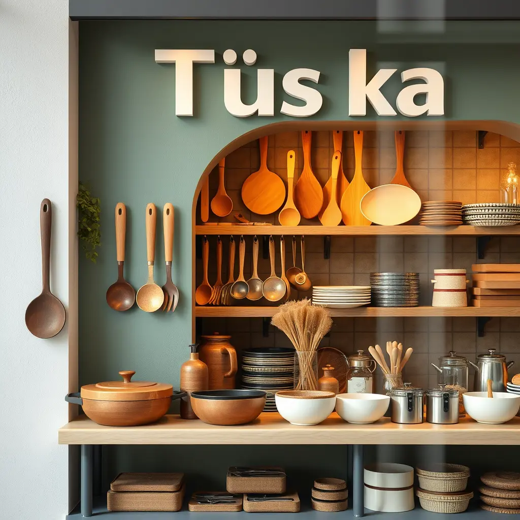 صورة اعلان محل tuşka ب ادوات المطبخ