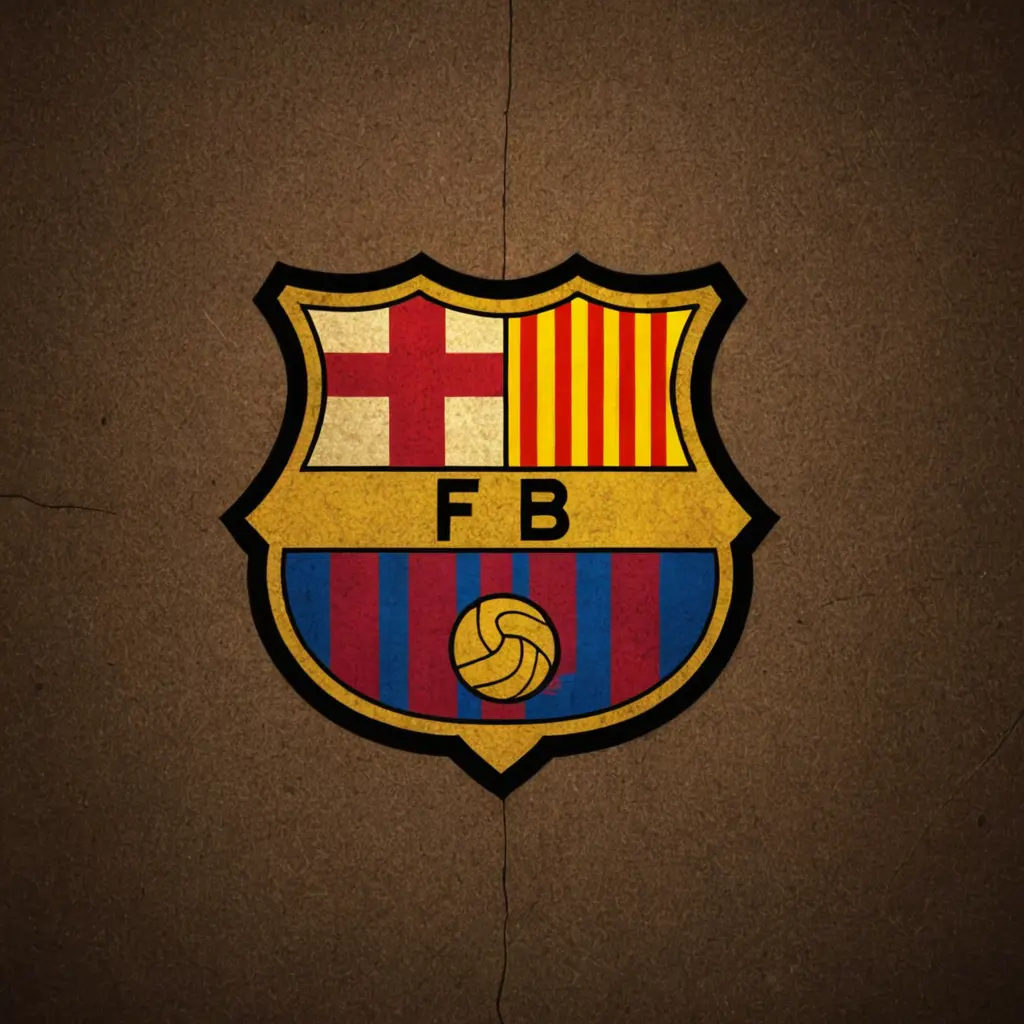 شعار برشلونة بدون صليب