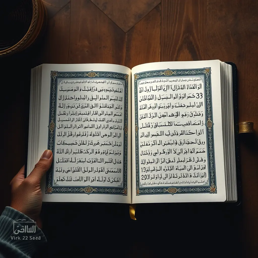 اصنعلي صورتو مصحف القرآن الكريم ويكون فيه سورة الزمن من لأية ٢٩ الي ٣٣
