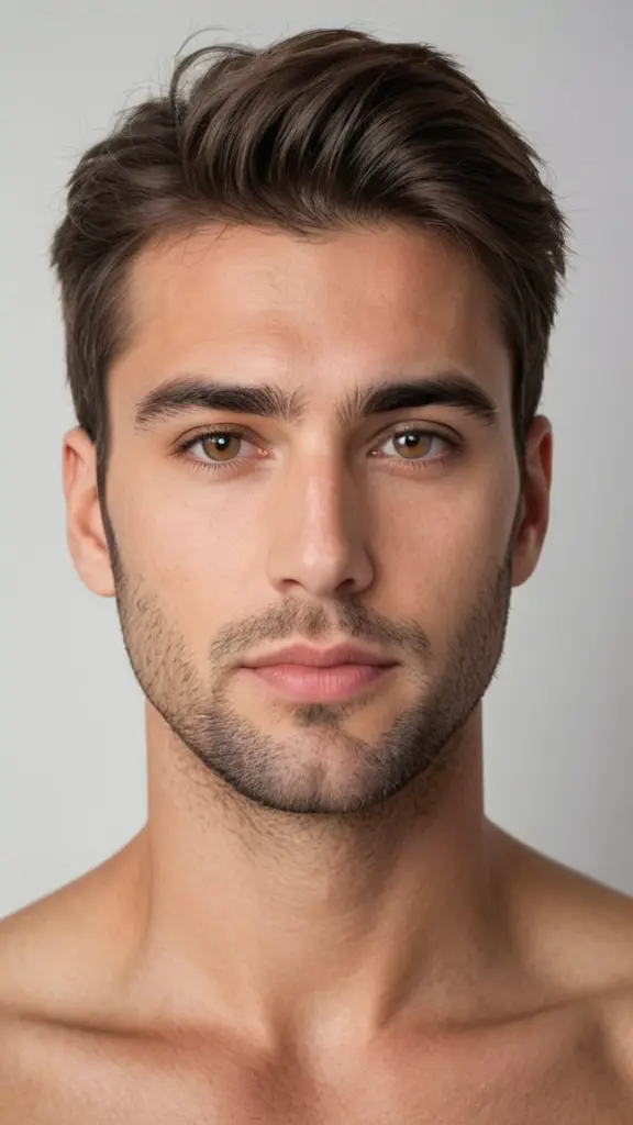صورة رجل معضل ووجها جميل الغاية