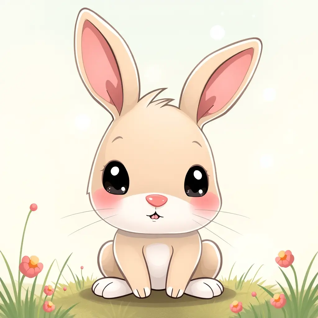 صورة أرنب كرتوني كيوت