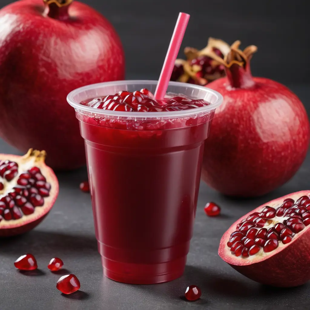 عصير رمان كوب بلاستيك - بيكاسو الخليج | Gulf Picasso