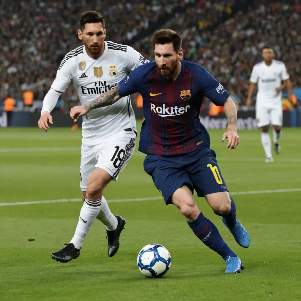 صورة لميسي يتعارك مع هواري بومدين