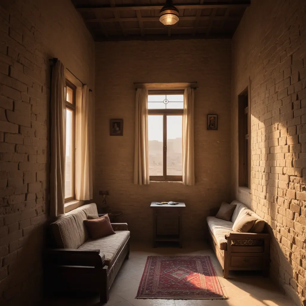 An elegant, modest Egyptian rural - بيكاسو الخليج | Gulf Picasso