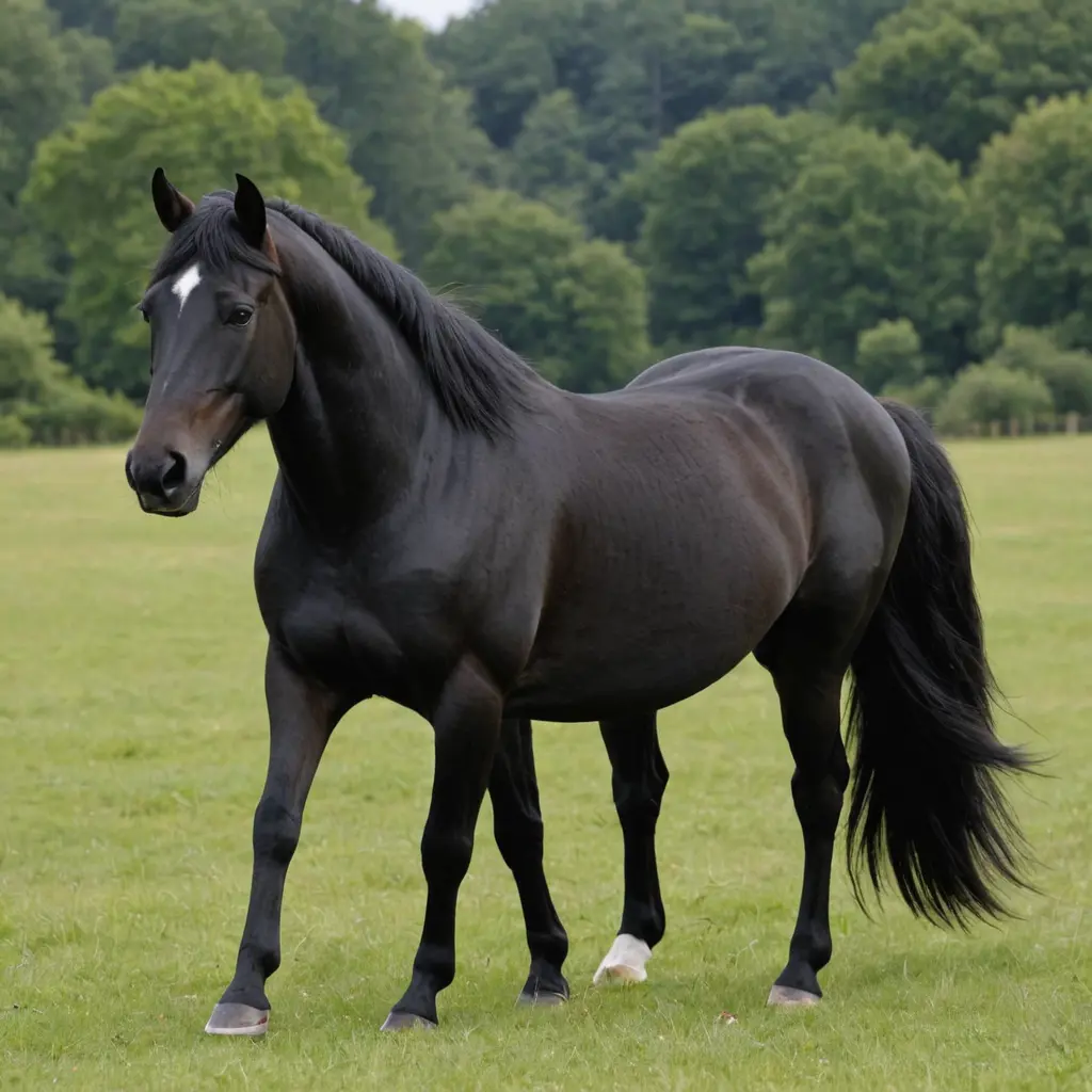 صورة خيل اسود