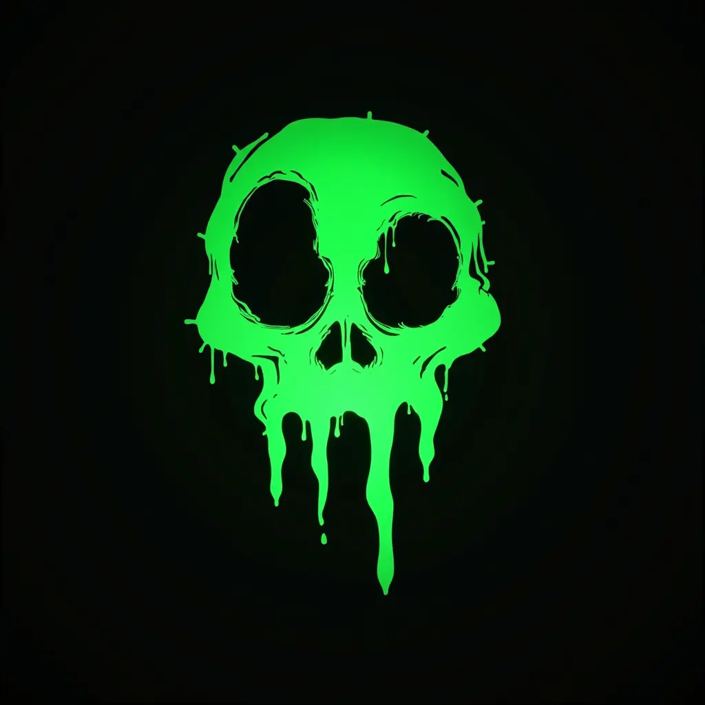 صوره لشعار عصابة ghost بالون الأخضر