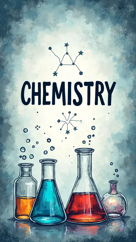 صمملي صور غلاف كتاب او غلاف ملزمة عن الكيمياء ويكون اسم مادة كيمياء عليها ويكون عليها رموز تعبر عن المادة كيمياء