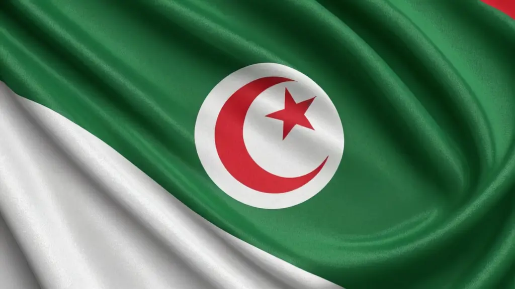 علم الجزائر بطريقه عصريه