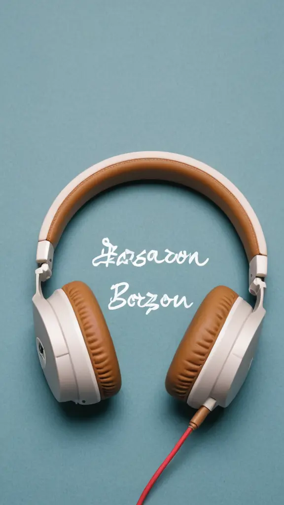 Headphones with BOZABN written on them