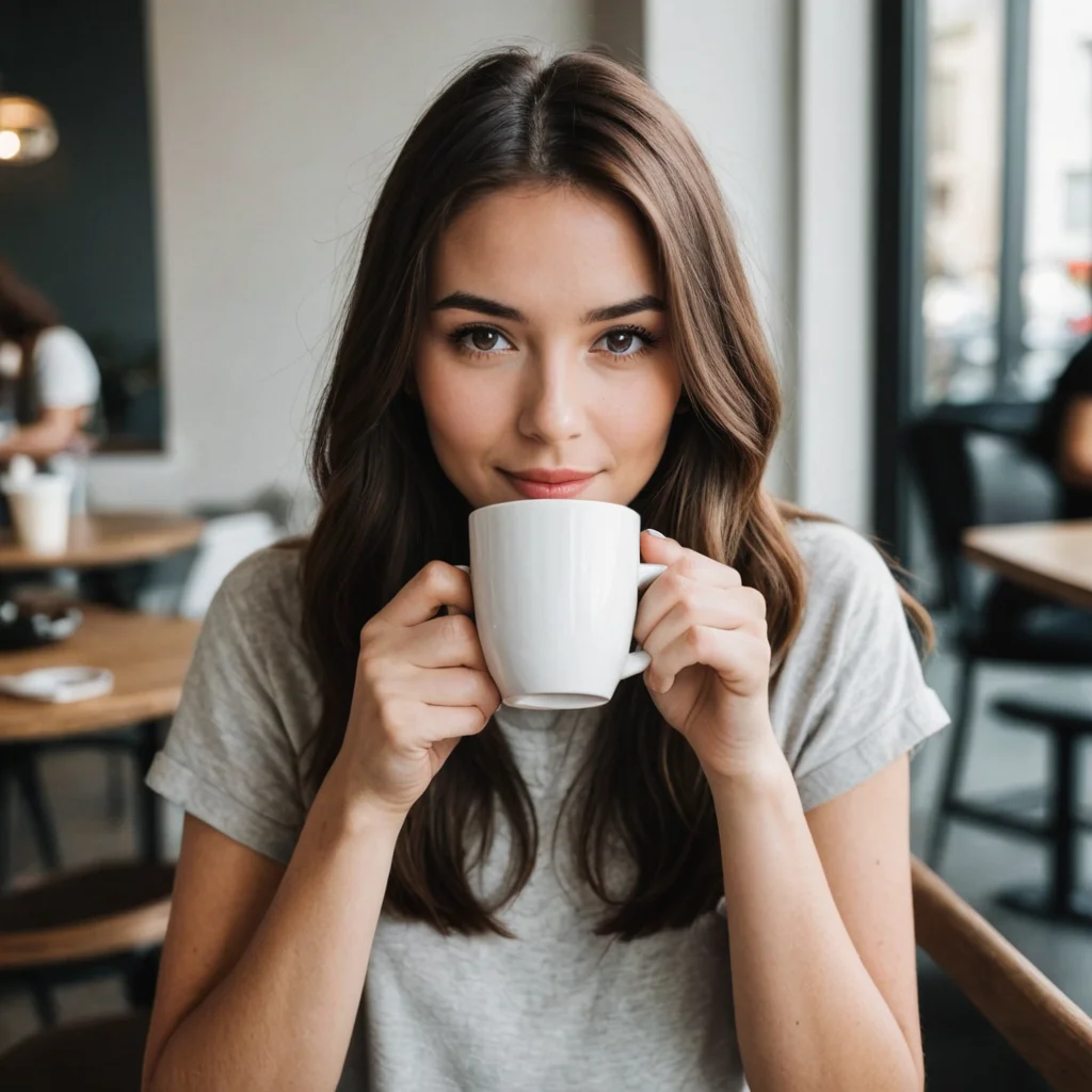 بنت تشرب قهوه