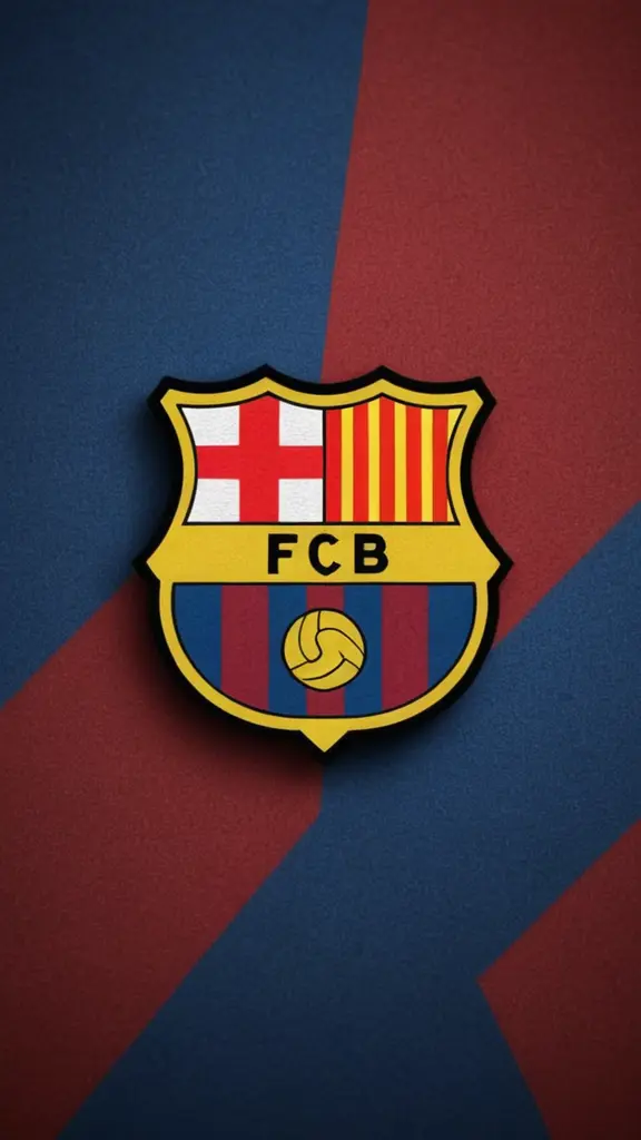 خلفيات برشلونه يكون في الجانب الايمن والجانتب الايسر لون ازرق و في الوسط لون احمر وفي المنتصف بالاعلي شعار برشلونة