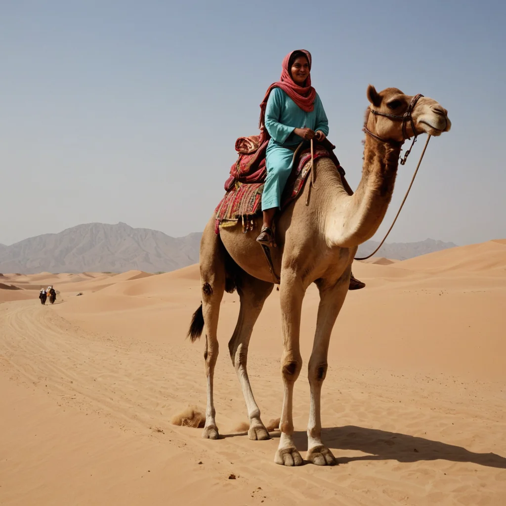 اريد صور لراحلة ذاهبين الي الصحراء راكبين علة جمالهم الكثير منهم النساء و الرجال اريد 10 واريد واحد من هذه الجمال متاخر عن القافلة ومعه امراء وطفل