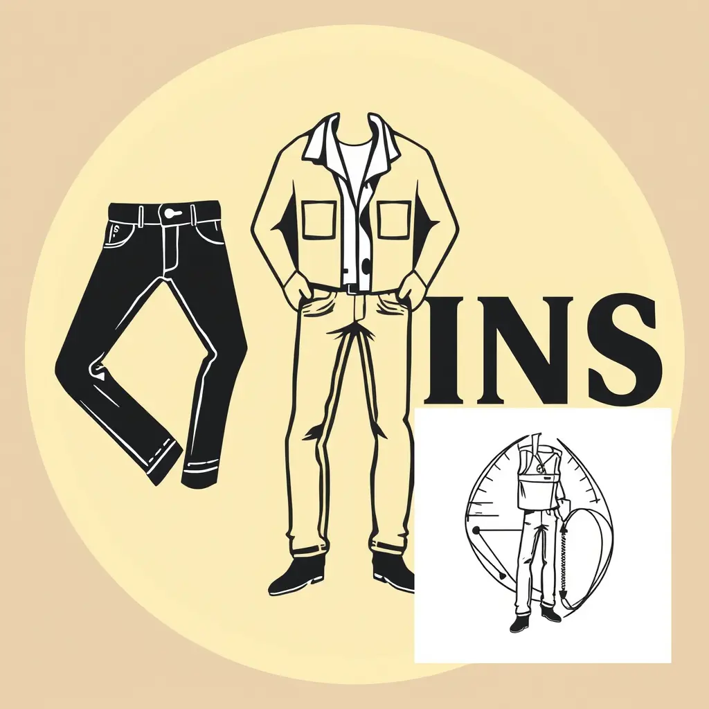 شعار البسة بنطولن جنز