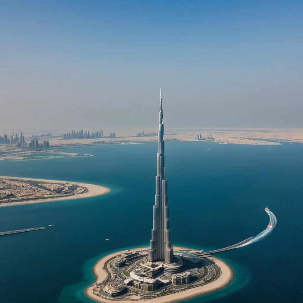 برج خليفه في البحر