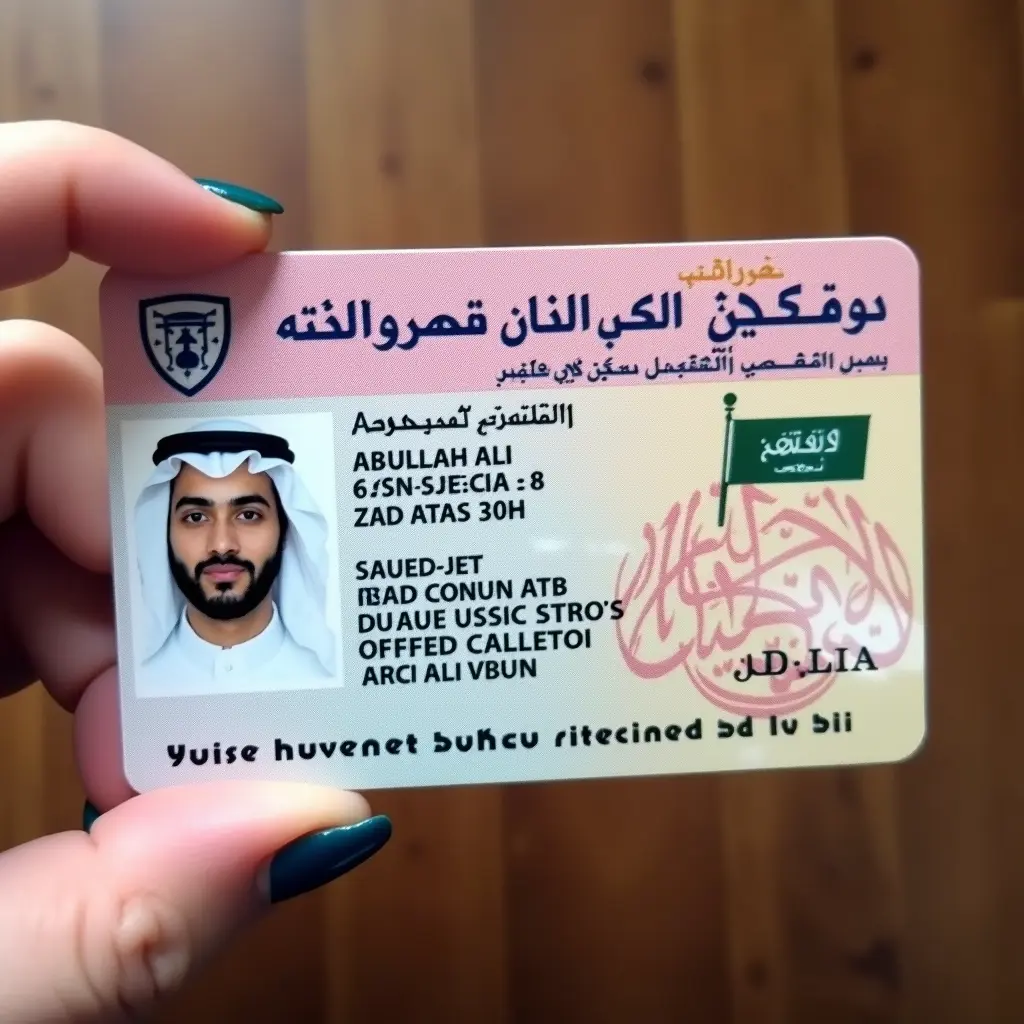 بطاقه شخصيه سعوديه باسم يوسف محمد احمد عبدالله علي