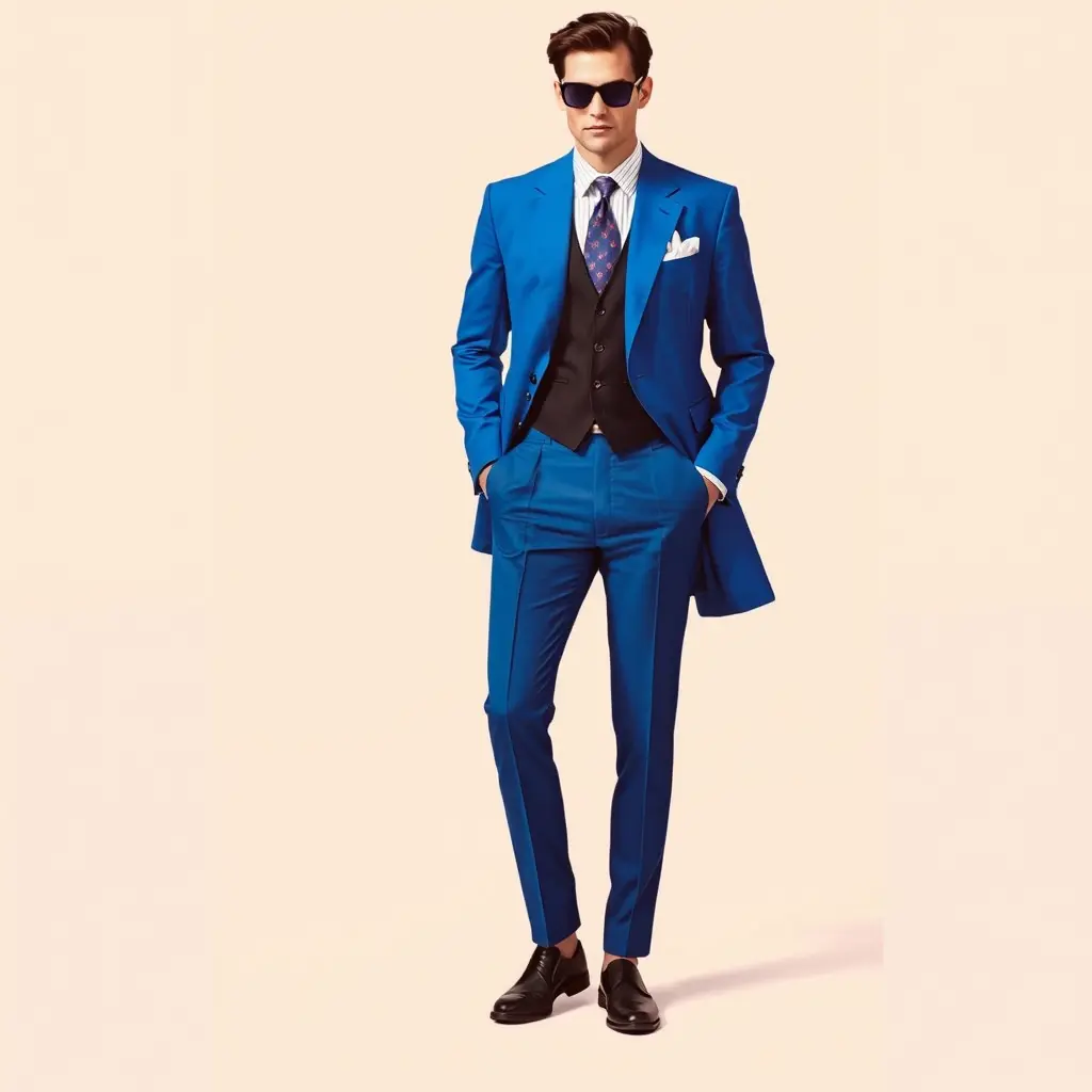 men fashion  panton trand color 2025 