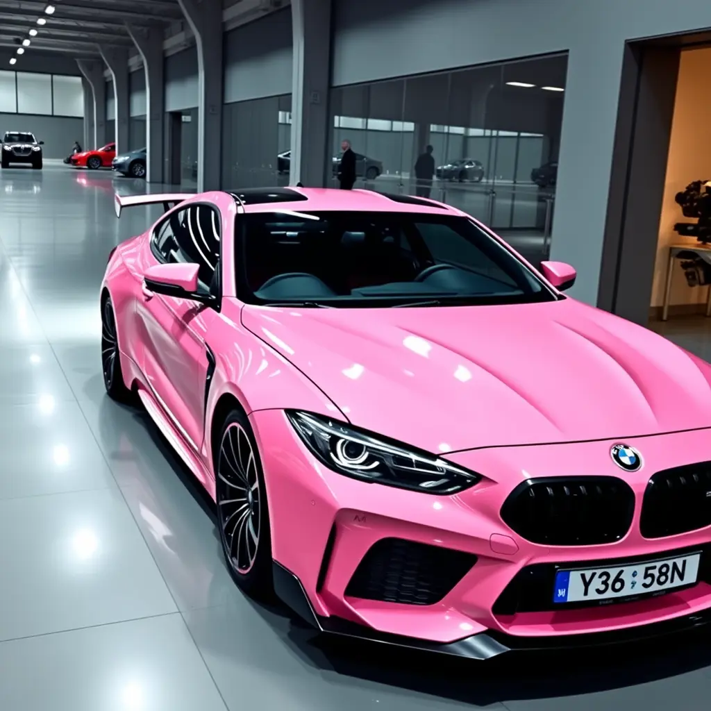 Bmw m4 وردية في ألمانيا