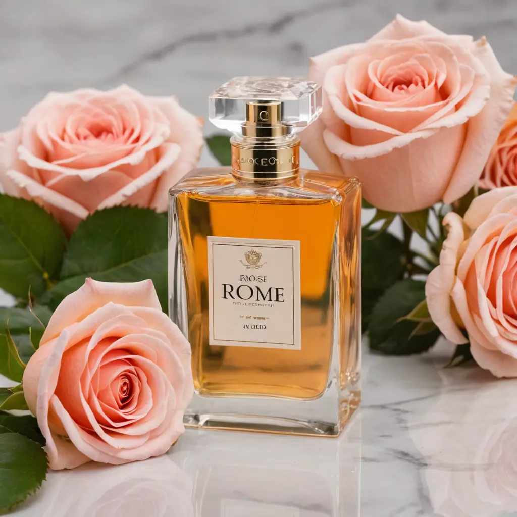 براند عطور باسم ورده روما تحتوي علي جاكور 