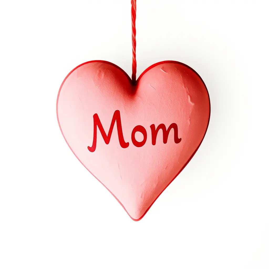 صوره قلب مكتوب عليه امي بلعربي