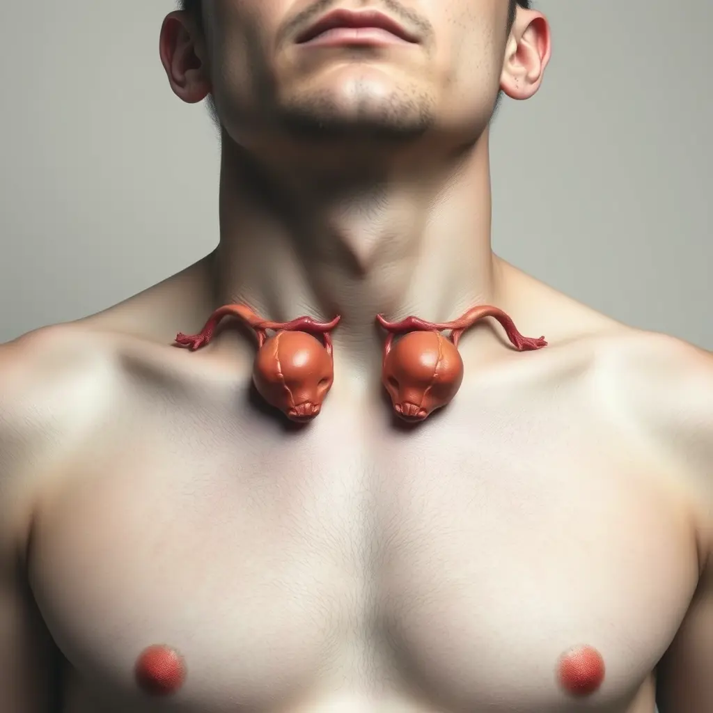 صورة رجل يملك جهازين تناسليين ذكريين