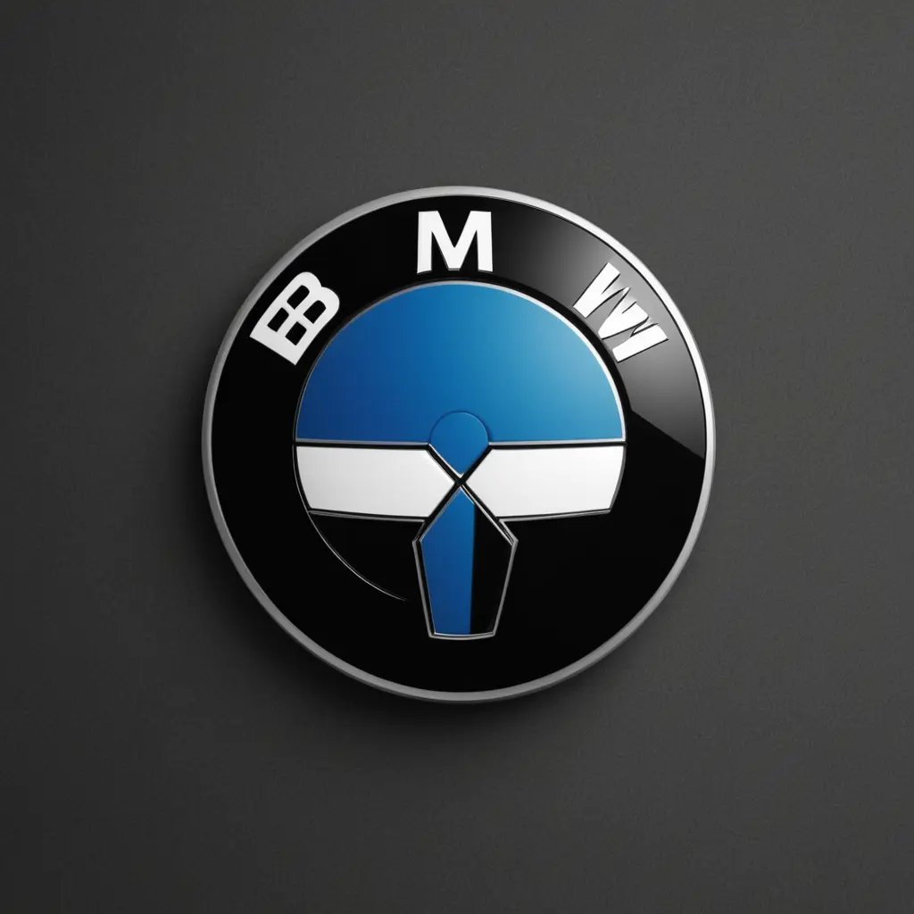 شعار إلكتروني بسيط اسمه JAWAD وهو عبارة عن سيارة BMW m5 2023 f90