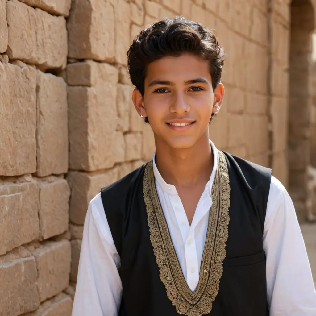 صورة شاب يمني وسيم بعمر 18 بلباس تقليدي