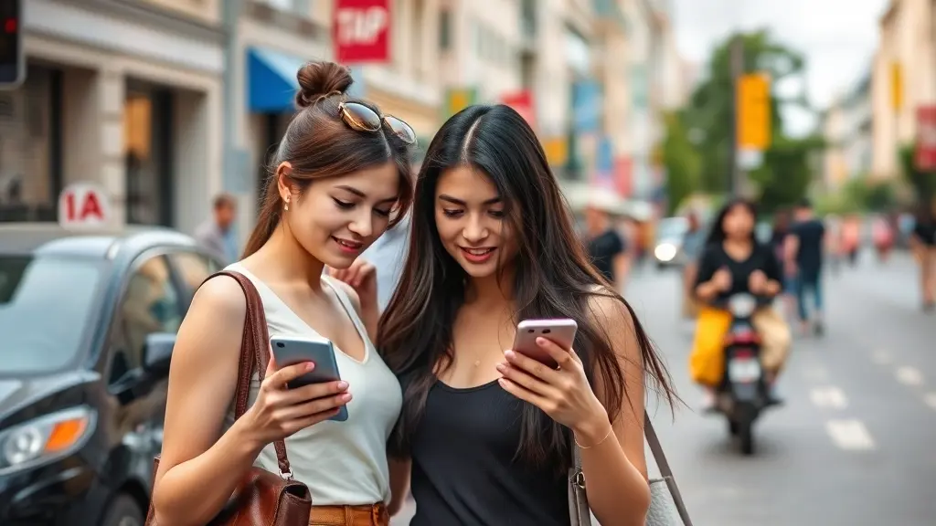 صور بنات تدردش فى الشارع على الموبايل