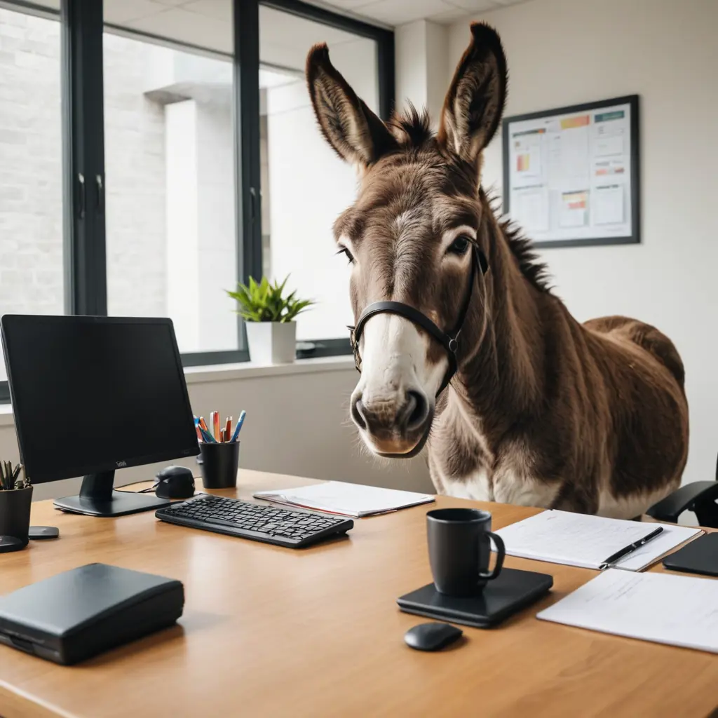 حمار مدير مكتب