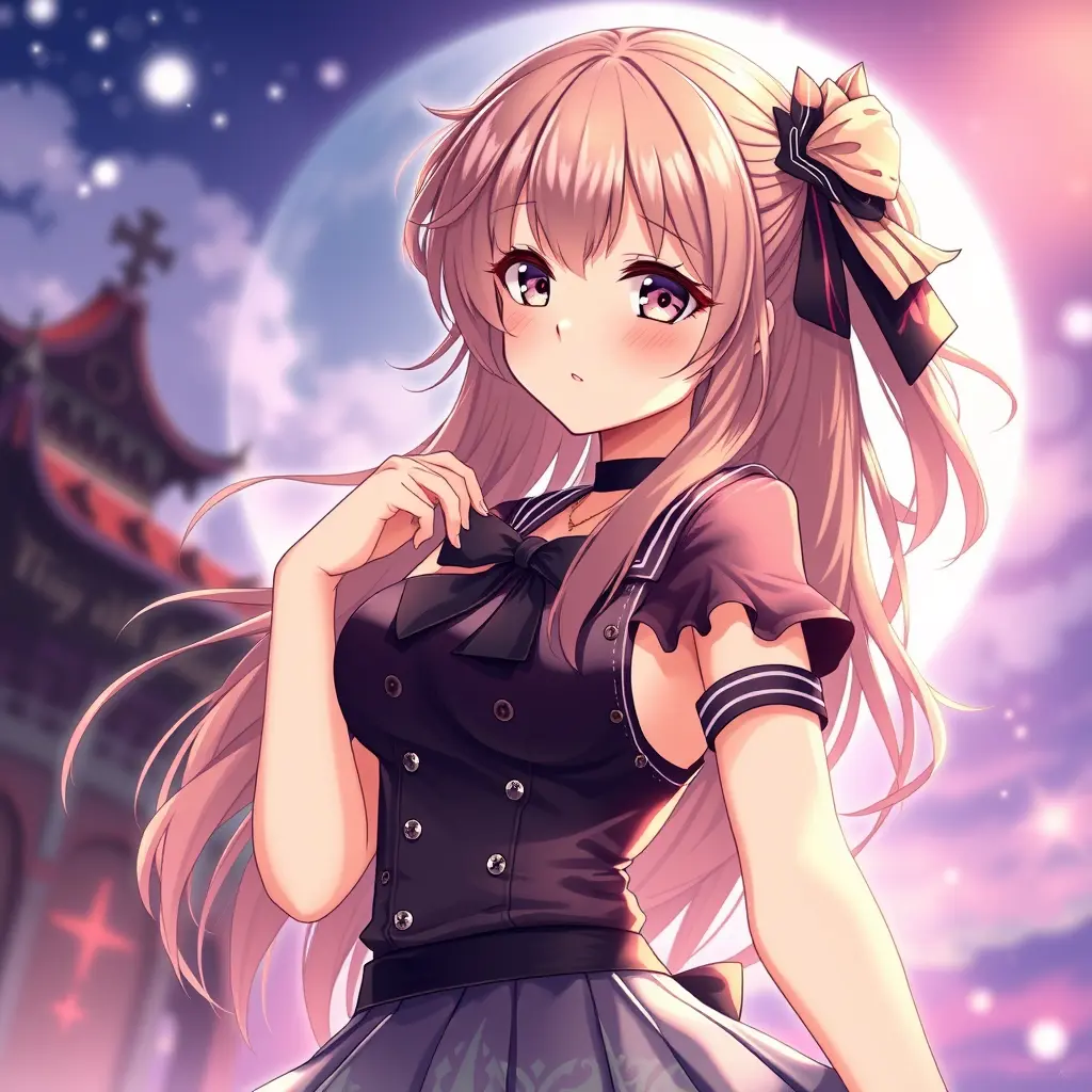 شخصيه إنمي بنت رائع