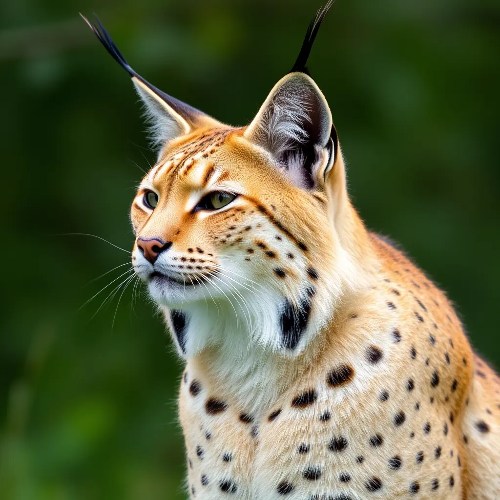 قط الوشق البري لابس جلابية