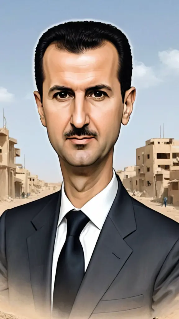 صور بشار الاسد كرتوني