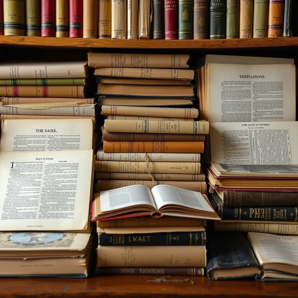 صور كتب مرتبة قديمة