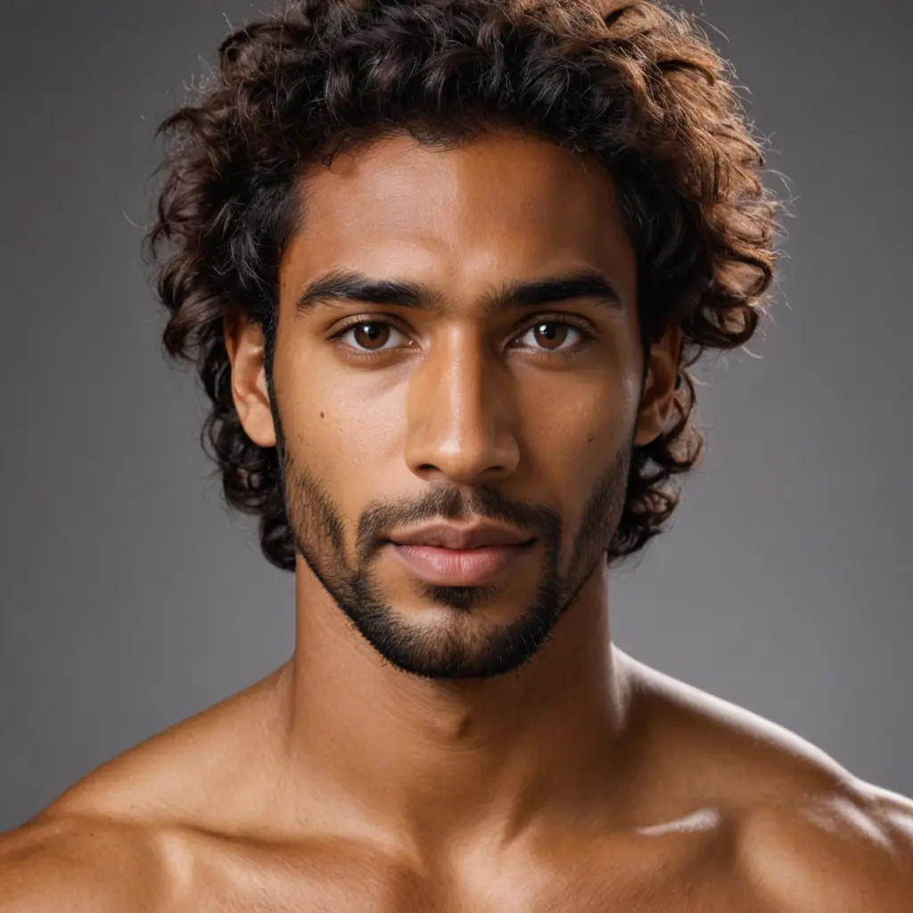 رجل اسمر اللون من العصر الجليدي