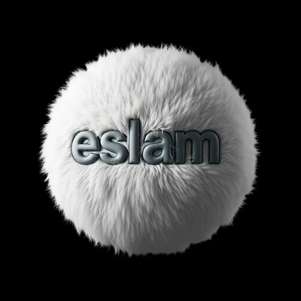 

" Transform the [ eslam Net Plus] logo into a hyper-realistic, 3D fluffy object. Keep the original shape and exact brand colors. Cover the entire surface in soft, detailed fur with a realistic hair texture. Use cinematic lighting to create subtle backlighting and soft shadows, making the logo appear tactile and surreal. Place the logo in the center of a clean black background, floating gently with a modern, stylish look. The style should feel cozy, playful, and visually striking. Render in ultra-high 4K resolution with photorealistic quality.  "


